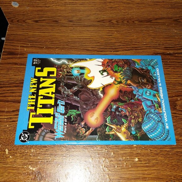 The New Teen Titans #53 (DC comics,1989) Who is Wonder Girl? (part 4 of 5) - Picture 3 of 3
